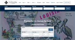 Desktop Screenshot of prairievillelahomesforsale.com