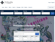 Tablet Screenshot of prairievillelahomesforsale.com